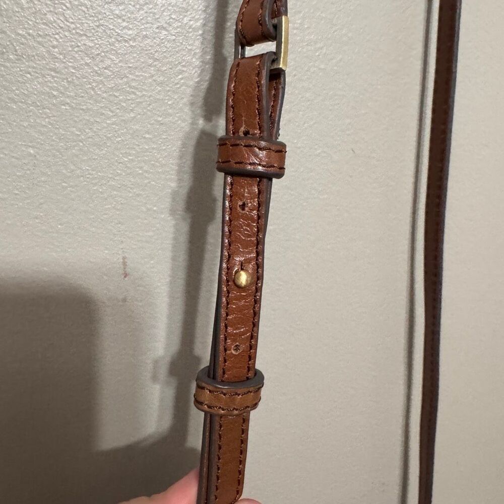 Hobo Sparrow crossbody bag brown leather - Picture 5 of 9